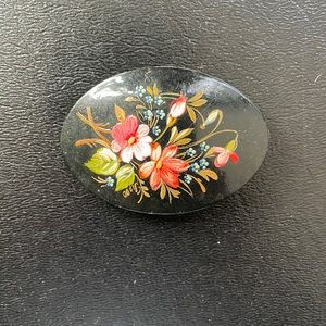 Brooch lovely enameled. Purchased in Moscow in early 1990s.
